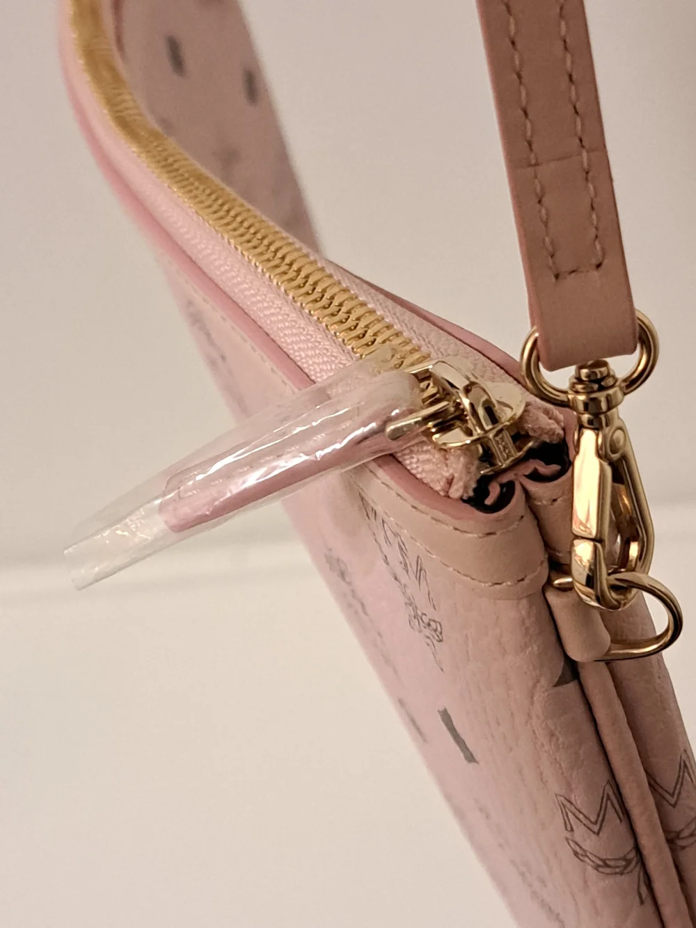 MCM Powder Pink Coated Canvas 8
